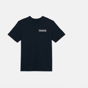 NWT COACH VARSITY T SHIRT ORGANIC COTTON